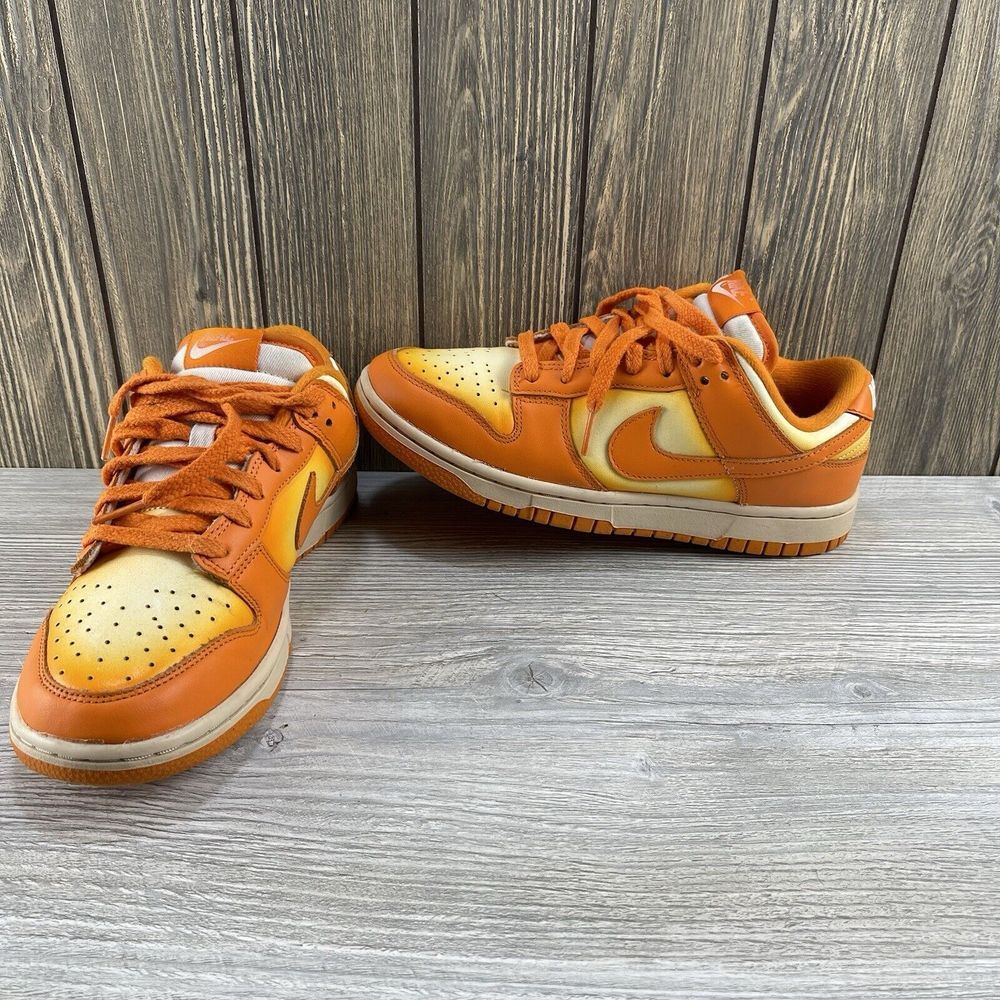 Nike Dunk Low DX2953-800 Women's Trainers Shoes Magma Orange Sneakers Size: 7.5